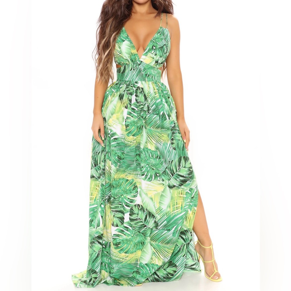 Key West Tropical Maxi Dress Fashion Nova